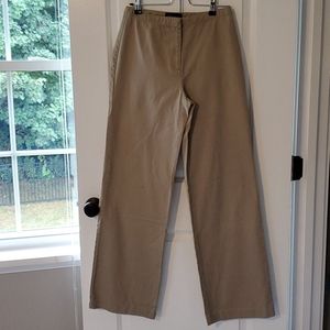 Moda international khaki size 6 tall pants